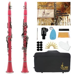SLADE 17 Key Bb Clarinet Kèm Hộp Đựng Dây Đeo Ống Ngậm Dụng Cụ Thổi Gỗ Bakelite Dành Cho Nhạc Sĩ