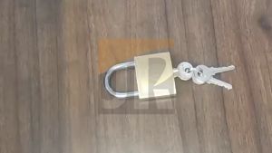 20mm - 50mm Heavy Duty Security Padlock Waterproof Anti-Theft Anti Rust (Brass)