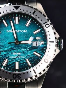MOEMTON Mens Automatic Mechanical Watch 100M Waterproof Steel Belt M135.BSSA01