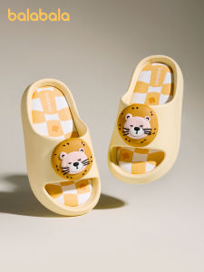 Barbarbara Childrens Indoor Slippers Soft Bottom Anti-Slip Bath Slippers for Boys And Girls Summer Cartoon Style EVA Material