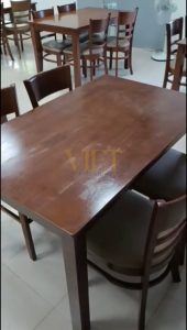 Bộ bàn ăn cabin 4 ghế màu vàng tự nhiên Miễn phí ship hcm dĩ an biên hòa