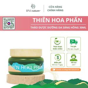 Dưỡng da thiên hoa phấn D’Vi nature giúp da sáng mịn hồng hào cấp ẩm cho da và se khít lỗ chân lông từ thảo dược