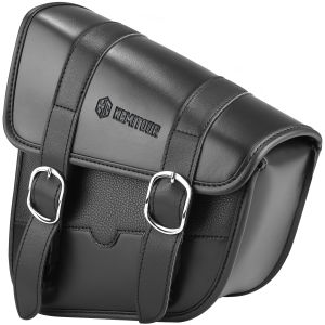 Motorcycle Swingarm Bag Left Side Solo Bags Retro Leather Swing Arm Saddlebag for Softail Dyna Low Rider Motorcycle Accessories