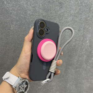 Silicone Phone Case Carbon Grey Small Window Compatible with 16 17 16Promax 15Pro 14 Lens Film 13 Liquid Silicone 12 Skin Feel 16Pro