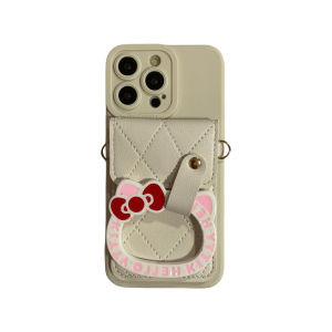 Cute Cartoon Xiaomi Mi15 Phone Case with Lanyard Crossbody Redmi Note14 Ring Holder K80 Coin Purse Mi13 Compatible KT New Model