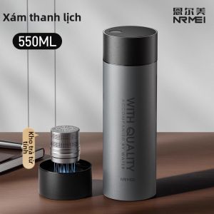 nRMEi | Bình Giữ Nhiệt Thép Không Gỉ Cho Nam Dung Tích Lớn Tách Trà Bằng Nam Châm