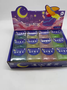 12Pcs Mainan Remas Squishy Glow In The Dark Maltose Ball Mainan Anti Setres Sticky Slow Rising