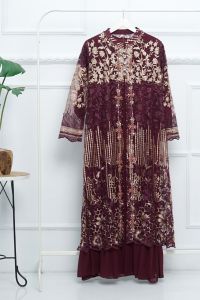 HARGA PROMO-GAMIS ROMPI MISAH TERBARU MOTIF PAYET MUTIARA BAHAN BROKAT CORNELLI GLITER-GAMIS PESTA MEWAH VIRAL 2024