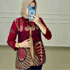 Atasan Batik Wanita Modern terbaru new melody