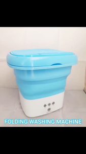 6L Fully Automatic Mini Portable Folding Washing Machine with Dryer 2in1 suitable for travel/underwear and socks special mini washing machine