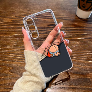 Transparent Ultra Cartoon Style Samsung S24 Phone Case for Galaxy S23 plus S22 S21 S20FE Couples Men Women New Cute Soft Design