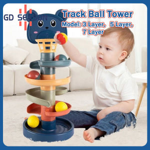 357 Layer Baby Toys Rolling Ball Pile Tower Gift for Baby Boys Educational Toys for Kids