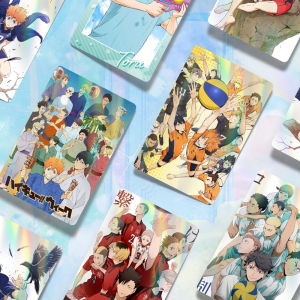 การ์ด Lomo วอลเลย์บอลเด็กเลเซอร์แกะสลักขนาดเล็ก Isayama Hanta Lone Claw บด Daya Shoyo Ando Toru การ์ดอวยพรสไตล์เดียวกัน