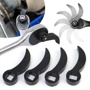 【Pphha】Tool Compact Adapter Head Pry Bar Wrench Adaptor Drive Ratchet Horn-Type Half Shaft Labor Saving Removal Car Repair Tool