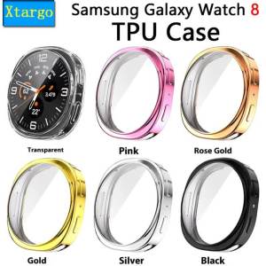 TPU Case for Samsung Galaxy Watch 8 40mm 44mm Hard Protective Cases Cover Scratch-Resistant Full Protective Cases for Men Women