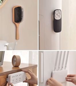 Home Signature Magnetic Sticker Remote Control TV Air Conditioner Remote Control Storage Wall-mounted Suction Magnetic Hook