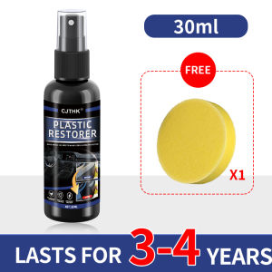 Car Plastic Restorer Back To Black Gloss Plastic Renovator Longlasting Coating Leather Restore Auto Polish Cleaning Products