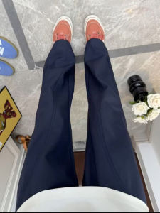 กางเกงลำลองชาย ทรงหลวม แห้งเร็ว กางเกงขายาวทรงหลวมสไตล์อเมริกันสำหรับฤดูร้อน กางเกงขายาวทรงลำลองสำหรับเล่นกีฬากลางแจ้ง