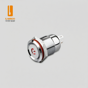 LANBOO | Mini Self-resetting and Locking Waterproof Illuminated Button Switch