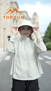 GRAND MALL เสื้อคลุมกันแดด เสื้อยูวี เสื้อคลุมกันแดด เสื้อกันuv ผ้านุ่ม ผ้าเย็น กว่าเดิม กันยูวี UPF50