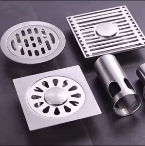 XTEN Floor Drains 304 Stainless Steel Shower Drainer Bathroom Waste Drain Cover Drainer Strainer
