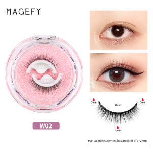 【ไม่ต้องใช้กาว】MAGEFY ขนตาปลอมธรรมชาติ ไม่ต้องใช้กาว ใช้ซ้ําได้ 3 วินาที ใช้ง่าย ใช้ซ้ำได้ 10 ครั้ง