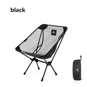 QAJTAO Moon Chair Outdoor Camping Chair Fishing Chair Breathable Mesh Material Aluminum Alloy Breathable Surface foldable