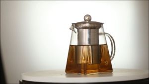 Harper กาชงชา กาแก้ว ตัวกรองสแตนเลส ก้นออกแบบเป็นเหลี่ยม ไลฟ์สไตล์เม็กซิโก Glass teapot