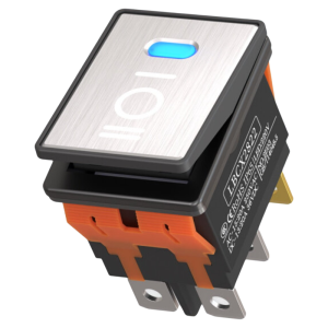 LANBOO | RGB Indicator 3-Position 6-Pin Rocker Switch 2NO 2NC