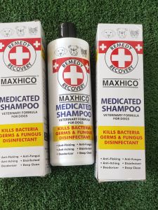 Maxhico medicated shampoo Remedy veterinary formula for dogs 500ml