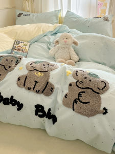 Kiss Dear | Cotton Bedding Set Four Pieces Machine Washable