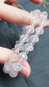 Faceted Rose Quartz Bracelet