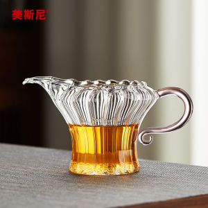 Bộ Đựng Trà Thủy Tinh Cao Cấp Nhỏ Gọn Mesi Public Cup Dày Một Chiếc Giá Trị Thẩm Mỹ Cao Biển Trà Rò Rỉ Đồ Dùng Ăn Uống Thủ Công Chịu Nhiệt