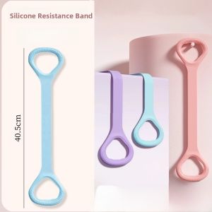 Fitness Yoga Elastic Rope Home Stretching Anti-Slip Back Exercise Equipment Multifunctional 8-Word Pulling Device Arm Slimming