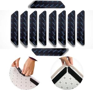 8pcs/set Trapezoid Carpet Anti-slip Fixing Stickers Self-Adhesive Anti-slip Floor Sofa Cushion Fixing Stickers Home Accessories