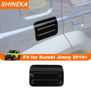 SHINEKA Car Fuel Filler Tank Cover Oil Cap Decoration Cover Stickers for Suzuki Jimny 4 Door 2019 2020 2021 2022 2023 2024 Up