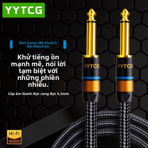 YYTCG | Dây Cáp Âm Thanh Giảm Nhịp 6.5mm Nam sang Nam