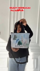 TAS MEKKAH MADINAH TAS SELEMPANG BSIA JING JING READY 6 MOTIF SIAP KIRIM