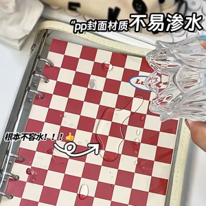 สมุดโน้ตสำหรับนักเรียนแบบหน้าตัดแยก A5 ถอดออกได้ มาพร้อมกระดาษหนา สมุดโน้ตดีไซน์เก๋สำหรับเครื่องเขียนของนักเรียน