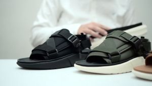INTROVERT FULL BLACK |ManNeedMe x Reyl| Sandal Gunung Pria Sendal Pria