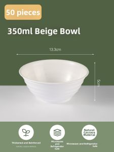 TAFUMAN | Food Grade Disposable Eco-friendly Heat-resistant Bowls