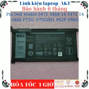 Pin laptop Dell Vostro 5471 5468 14 5471 14 5468 P75G P75G001 P62F P88G- Pin WDXOR-42Wh