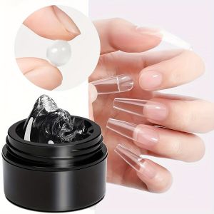 8ml เล็บ Rhinestone กาวเจลและเล็บเจลสําหรับเล็บกาวเจล DIY เล็บคริสตัลและเล็บโครงสร้างส่วนขยาย