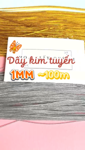 DÂY KIM TUYẾN SỢI NHỎ 1mm - bó ~100m