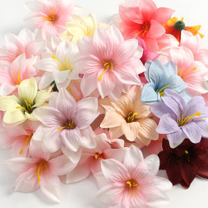 10/15Pcs 9cm Artificial Flowers Heads For Home Decor Wedding Marriage Decoration Fake Flowers DIY Craft Wreath Gifts Accessories