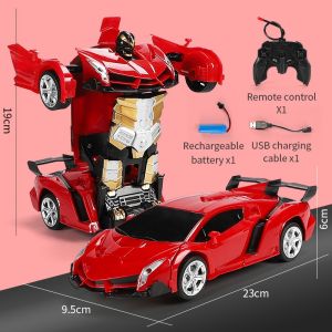 MAINAN RC MOBIL REMOT AUTOBOTS TRANSFORMER 1:18  Mainan Autobot Remot Kontrol Mobil Berubah Jadi Robot/Remote Control Car Mobil Robot Mainan Anak