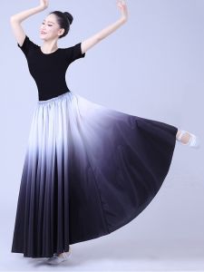 Váy Dài Nửa Người Khiêu Vũ Dân Tộc Cổ Điển Váy Biểu Diễn Váy Tập Luyện Dân Tộc Uighur Váy Dài Xếp Ly Váy Biểu Diễn