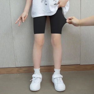 Girls Fifth Pants Summer Safety Pants Anti-exposure Women Older Children Shark Pants Childrens Base Shorts Elastic Breathable
