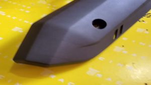 Ốp pô AB 2022 - che pô xe Air Blade 2022 kèm ốc inox và lông đền đỏ loại tốt (MS04)