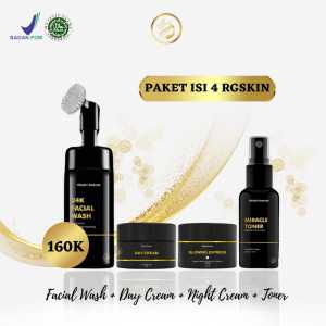[READY] RGskin Beaute paket hemat isi 4 TONER SABUNKRIM SIANGKRIM MALAM